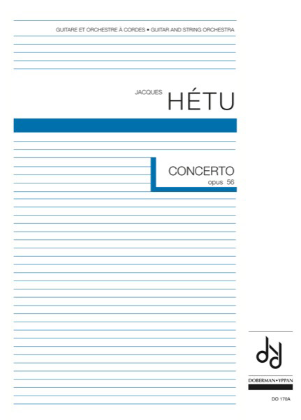 Concerto for guitar and string orchestra, Opus 56 (score)