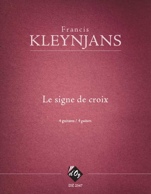 Le signe de croix, opus 296