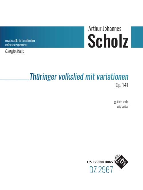 Thüringer Volkslied mit Variationen, Op. 141