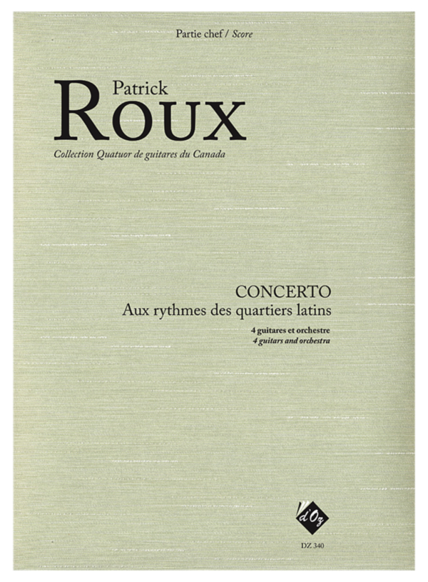 Concerto - Aux rythmes des quartiers latins (score)