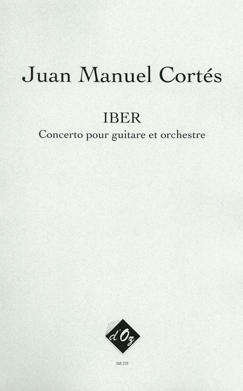 IBER - Concerto pour guitare et orchestre (score)