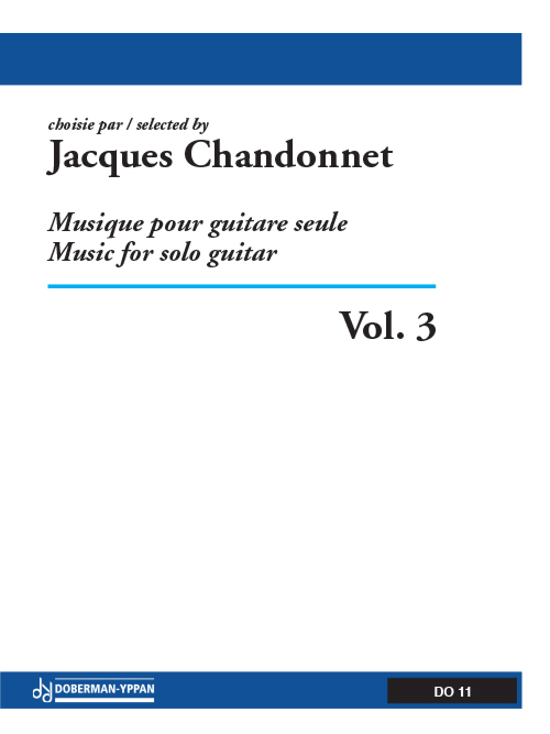 Musique pour guitare seule, Vol. 3